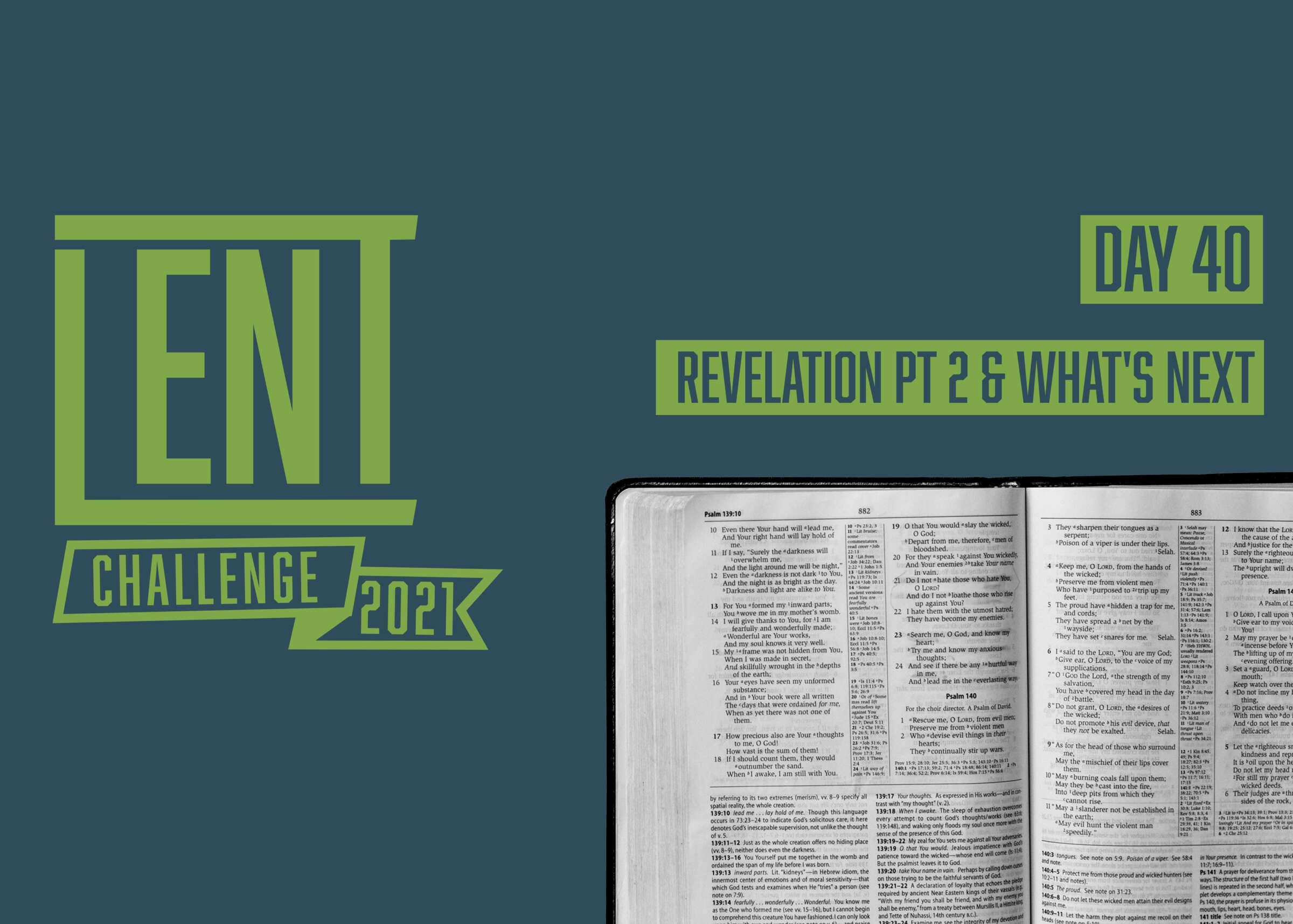 Christianity Bible Tour Lent Challenge