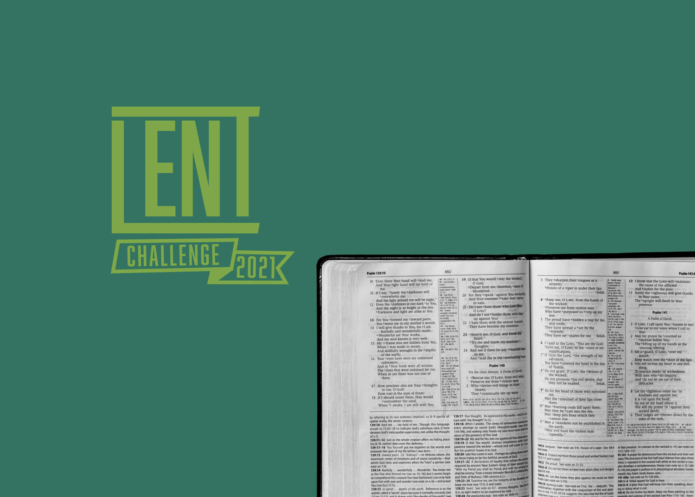 Christianity Bible Tour Lent Challenge